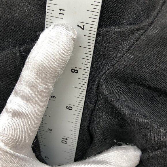 Express Linen Blend Trouser Shorts Womens Size 2 Black 3.5'' Inseam Flat Front - Picture 5 of 8